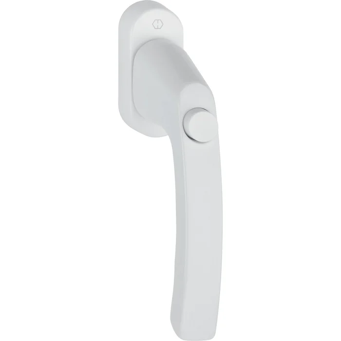 Hoppe Fenstergriff LIÈGE Druckknopf Vierkant 7x32mm Alu weiß