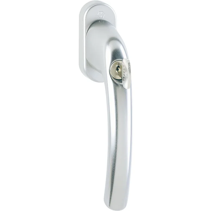 Hoppe Fenstergriff TOKYO Sperrzylinder 90° Vierkant 7x35mm silber