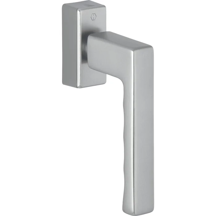 Hoppe Fenstergriff TOULON SecuForte Vierkant 32-42mm Aluminium edelstahlfarbig matt