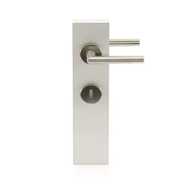 Hoppe HOPPE Drückergarnitur STOCKHOLM – auf Rosette BB, 40 – 45, Edelstahl matt