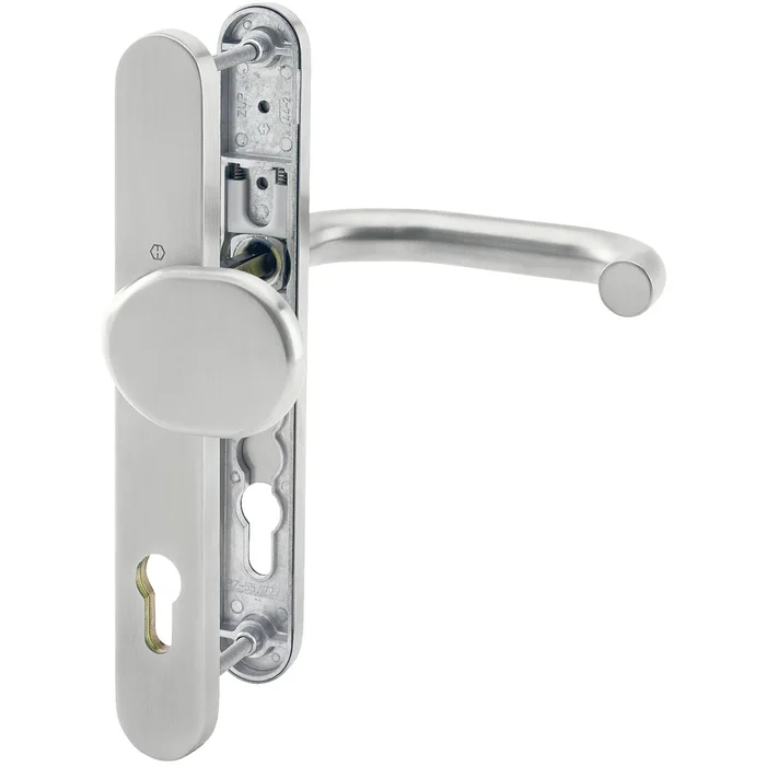 Hoppe SH-Wechselgarnitur PARIS m Schmalschild PZ92, Ed matt