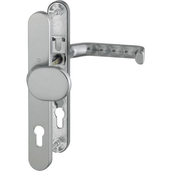 Hoppe Wechselgarnitur LIVERPOOL – Schmalschild Knop PZ, wahlweise, Edelstahl-Effekt