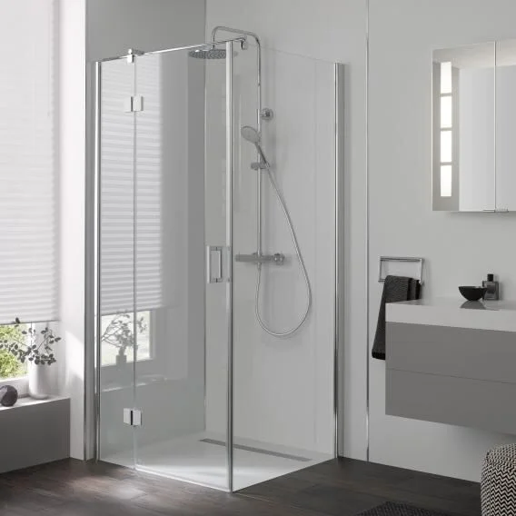 HSK Aperto Pendeltür für Seitenwand Schwarz Matt