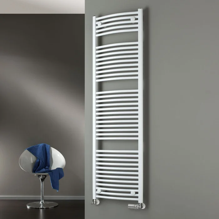 HSK Line Round Designheizkörper, weiß, 500×775