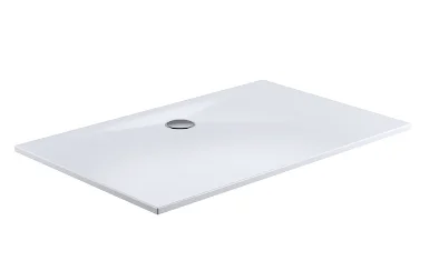 HSK Marmor-Polymer-Duschw. 90×120, plan, Rechteck