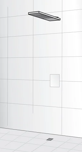 HSK Regentraverse Lavida – freihängend, Edelstahl poliert