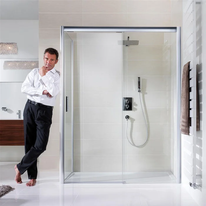 HSK Solida Seitenwand, 90 x 200, Chrom