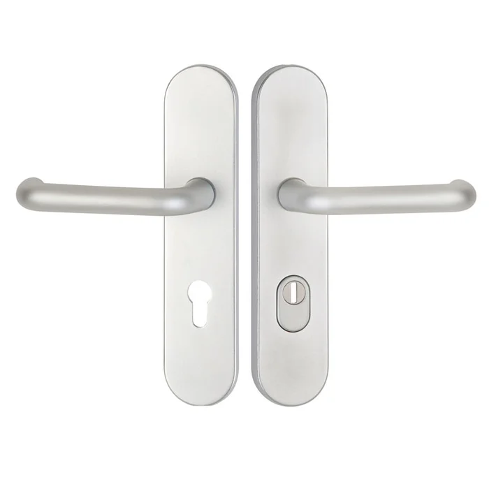 HT-EN2-Schutz-Drückergarnitur 1901 BASIC 01, mit Kernziehschutz, für Haustür