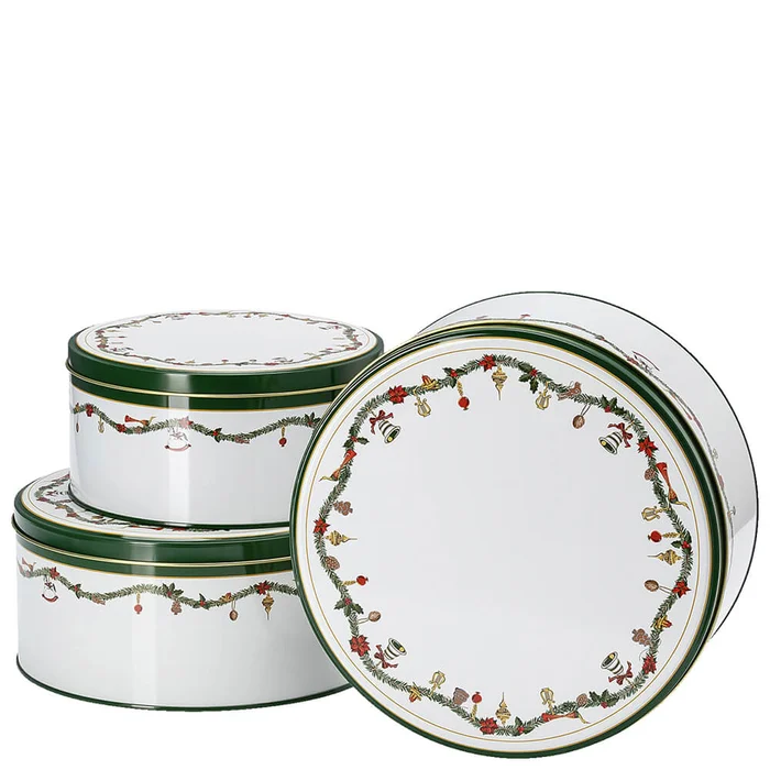 Hutschenreuther Plätzchendose 3tlg Nora Christmas