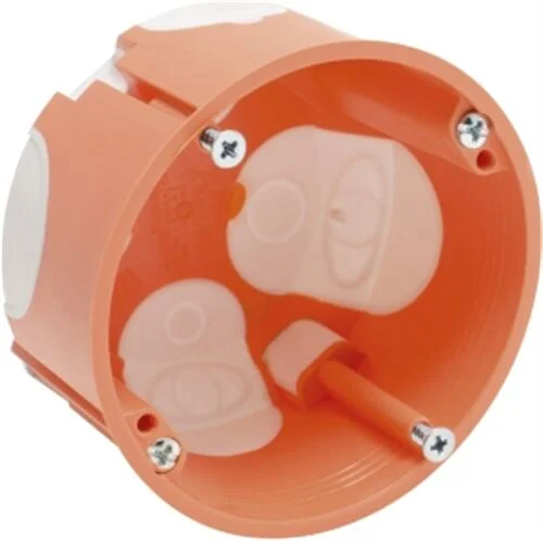 HW-Geräte-Abzweigdose, Ø 65 mm, 45 mm, winddicht, chlorfrei, orange