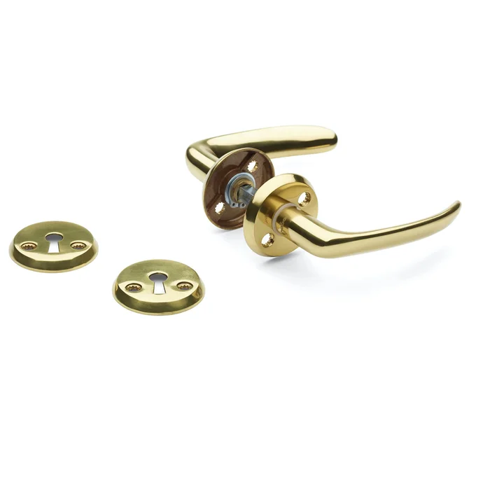 Innentürgriff A696 Pol Brass Habo