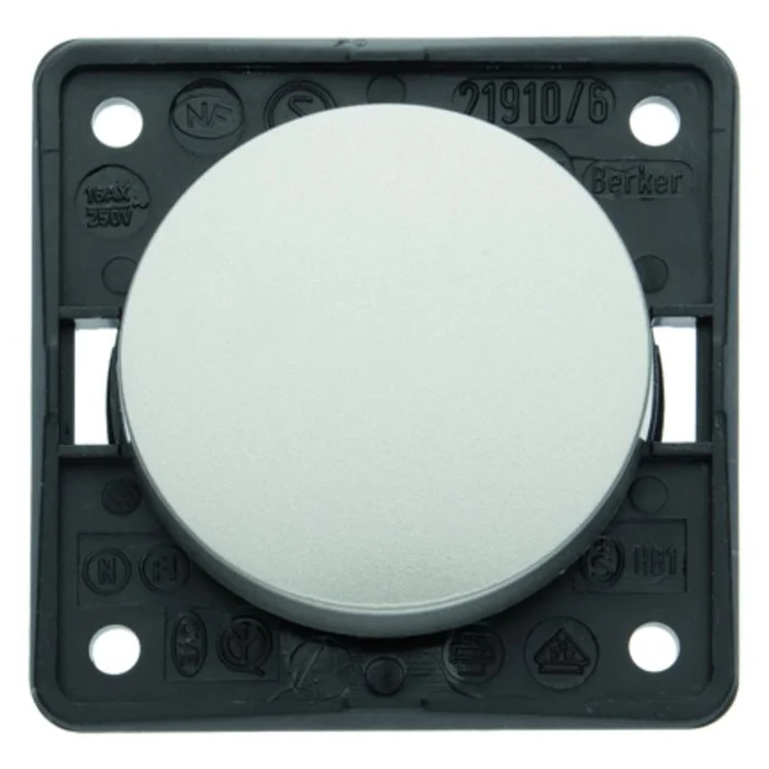 INTEGRO Flow/Pure Wechselschalter Edelstahl lackiert