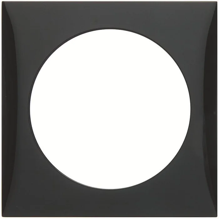 INTEGRO PURE Rahmen 1fach granitschwarz, seidenmatt lackiert