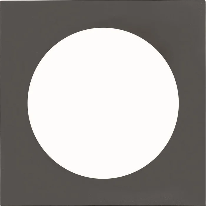 INTEGRO Pure Rahmen 1fach schwarz glänzend