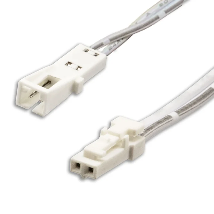 ISOLED MiniAMP Polaritätswechsler male-female 60mm 2-polig weiß max. 3A