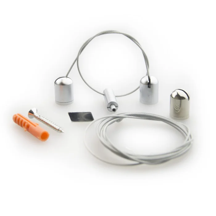 ISOLED Seilabhängung Z04 für LAMP30 V2 Länge bis 3m 2 Stk inkl. Befestigungsmaterial