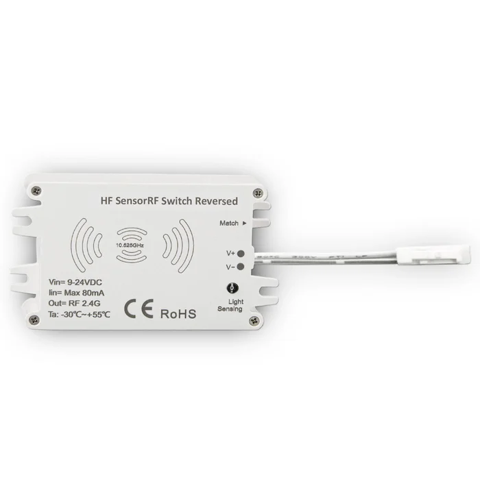 ISOLED Sys-Pro Funk HF-Bewegungsmelder MiniAMP mit invertierter Funktion für UV-C 9-24V