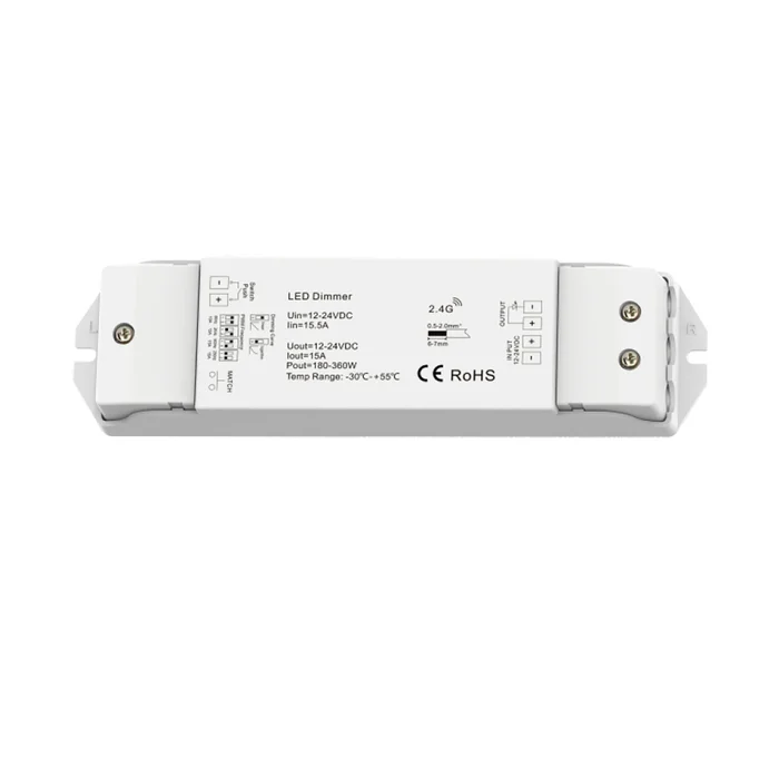 ISOLED Sys-Pro Push/Funk Mesh Multi-PWM-Dimmer 1 Kanal 12-24V DC 15A 36-48V DC 10A