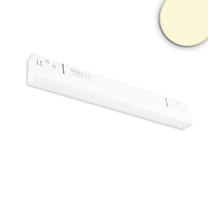 ISOLED Track48 Linearleuchte 30cm weiß 10W 120° 48V DC 3000K CRI90 prismatisch Line+ DALI dimmbar