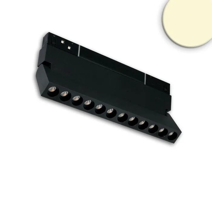 ISOLED Track48 Raster-Schienen-Strahler 22cm schwarz 12W 36° UGR