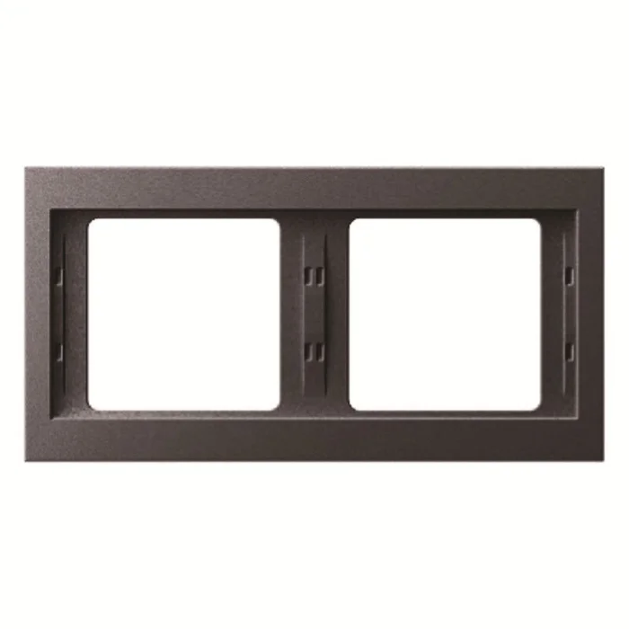 K.1 Rahmen 2fach waagrecht anthrazit matt