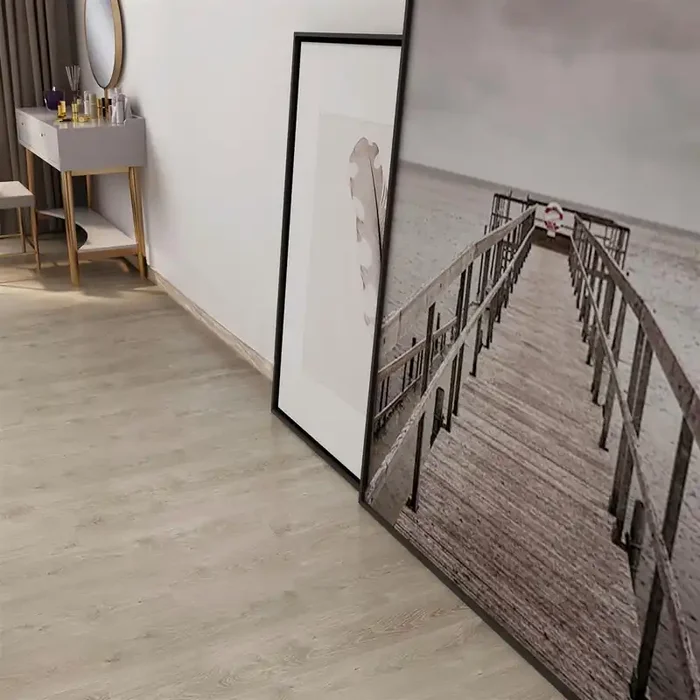 Klick-Vinyl inkl. Trittschall CHECK one Diele 2433 Steindam Eiche