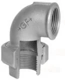 Knieholländer Nr. 95, IG 1/2″, 90°, verzinkt, flach dichtend