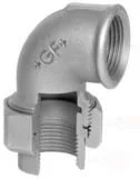 Knieholländer Nr. 96, IG 3/4″, 90°, verzinkt, konisch dichtend