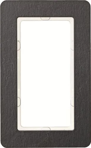KNX Q.7 Rahmen mit großem Ausschnitt Schiefer