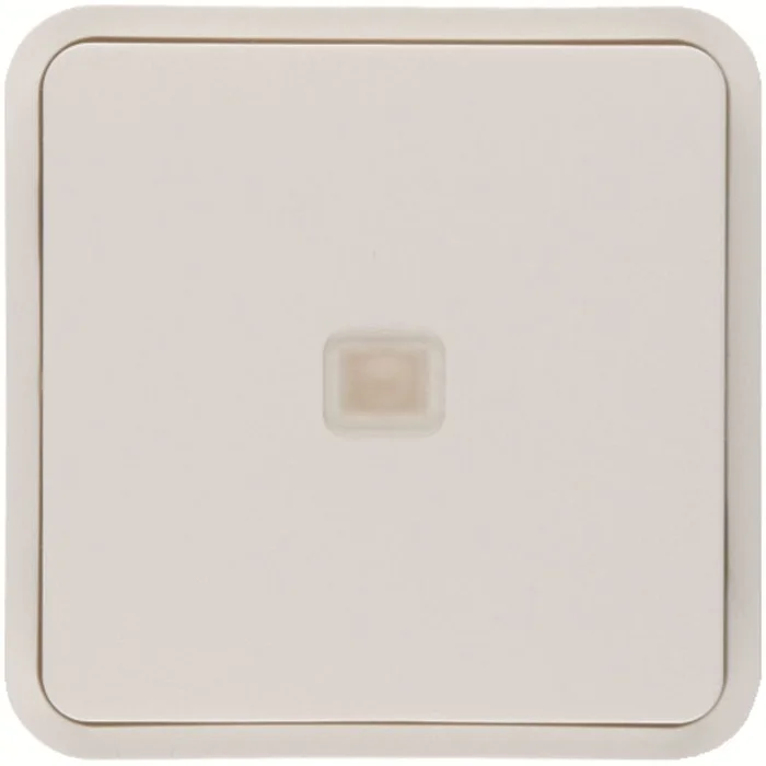 KNX W.1 Wippe für Taster-BA 1fach mit Linse polarweiß