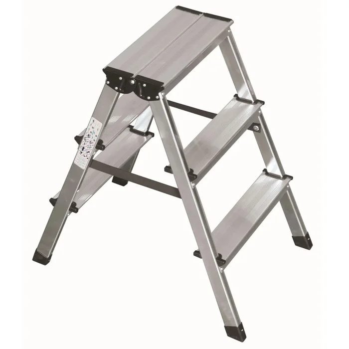 Krause Alu Stufen-Doppelleiter 2 x 3 Stufen 120328