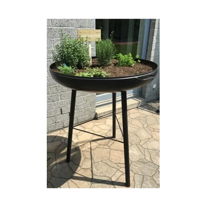 Kräuterhochbeet aus Stahl Gartenbeet Ø 790 mm