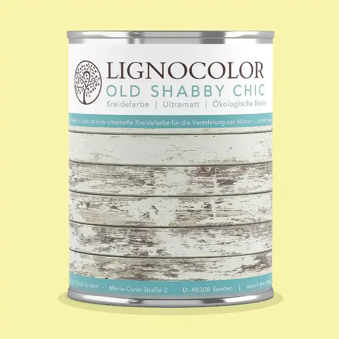 Kreidefarbe Old Shabby Chic Lemon 1kg