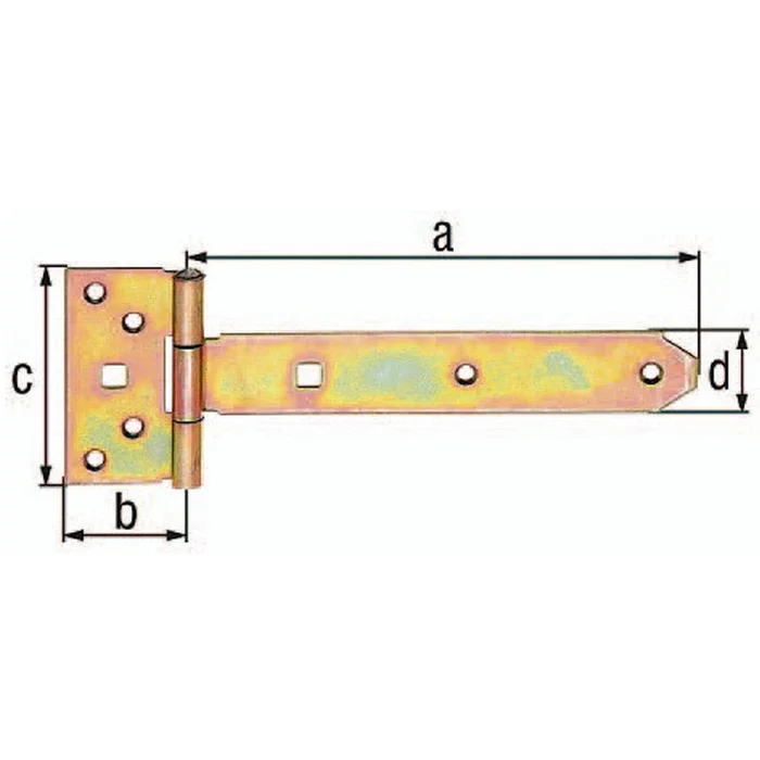 Kreuzgehänge, L 242 x 44 x B 92 x 34 x S.3 mm