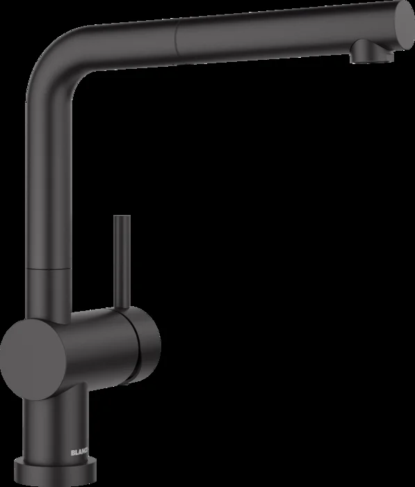 Küchenarmatur Blanco Linus-S-F schwarz matt HD