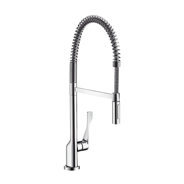 Küchenmischer Axor Citterio Semi-Pro 230 Mit Handbrause Edelstahl