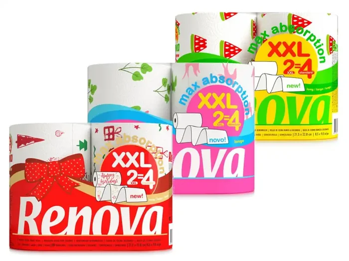 Küchenpapier 2-lagig XXL – bedruckt