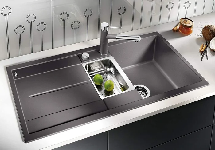 Küchenspüle Metra 6 Silgranit Blanco anthrazit