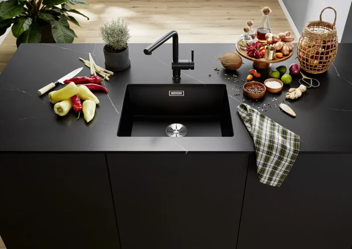 Küchenspüle Subline 500-U Silgranit Blanco