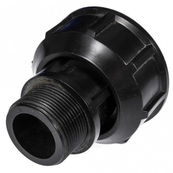 Kunstoff Adapter Überwurf f. Quetschk. DN 50 x 1 1/2′ Aussengewinde