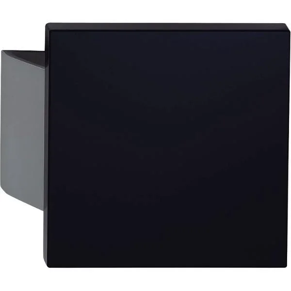 KWS Plattengriff SARAH 150x150x10mm Alu silber eloxiert/schwarz beschichtet