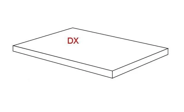 La Roche di Rex Treppenstufe Ecke rechts 33x120x3 cm naturale