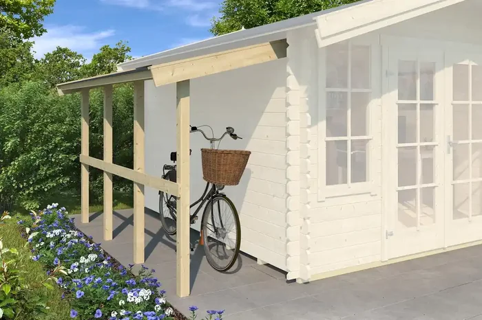 Lasita Maja Schleppdach 90 X 300 Schleppdach 28 mm, 280×900, Naturbelassen