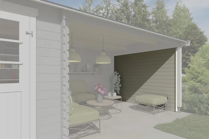 Lasita Maja Seitenwand Für Tampa,St.Louis, Novia Plus, Jelle Plus, Ivana Seitenwand 28mm, Grundmass 295×182, Lichtgrau