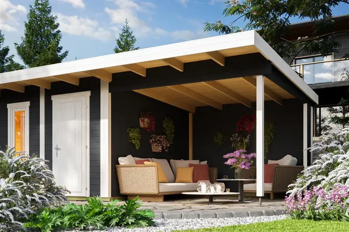 Lasita Maja Sicily Dachverlängerung Anbau für Sicily 44 mm, 300×350, Carbongrau