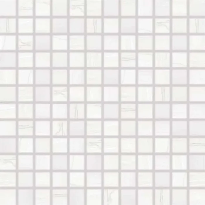 Lasselsberger Boa White Matt Mosaikfliese 2,5X2,5 (30×30) Art.-Nr. WDM02525