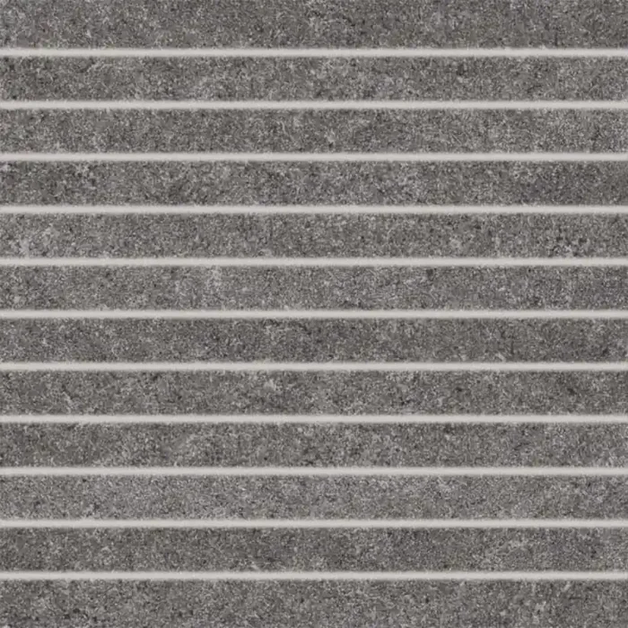 Lasselsberger Rock Stripes Dark Grey Mosaikfliese 30×30 R10 Art.-Nr. DDP34636