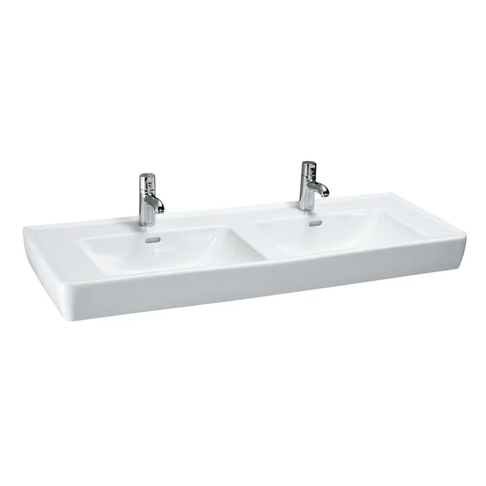 Laufen PRO A Doppelwaschtisch 130×48 cm, weiß