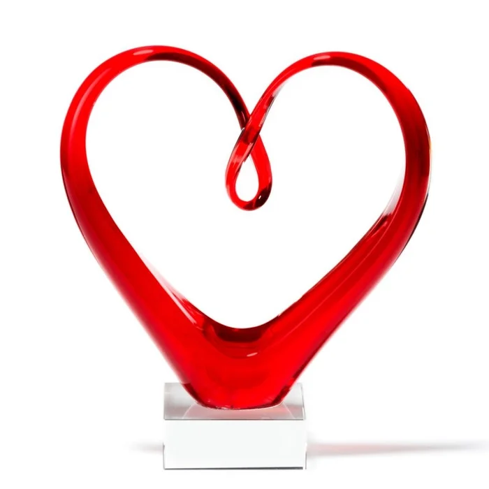 Leonardo Glas Skulptur Heart 24cm