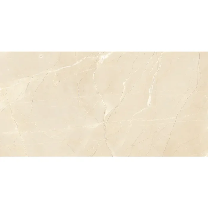 Lissabon Crema Wandfliese glasiert, glänzend rektifiziert 30x60x1